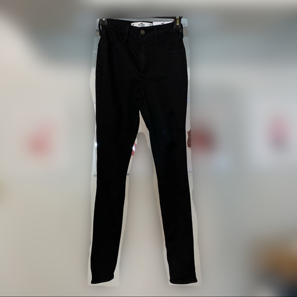 Hollister black ripped jeans